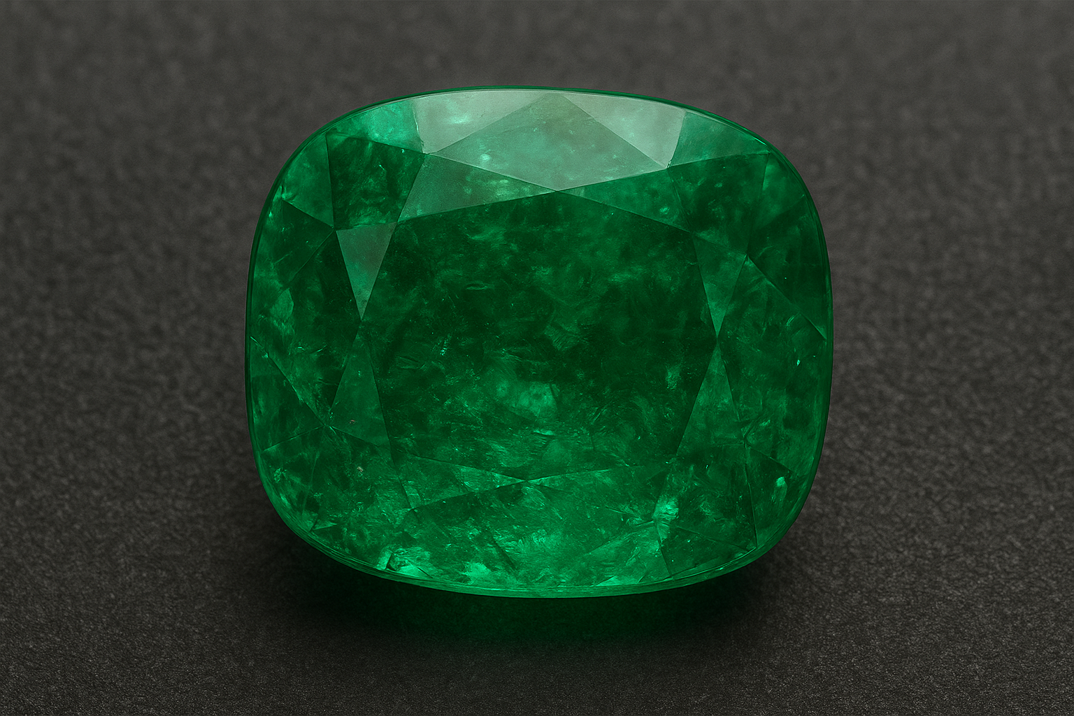 Esmeralda con Resina (Comercial)